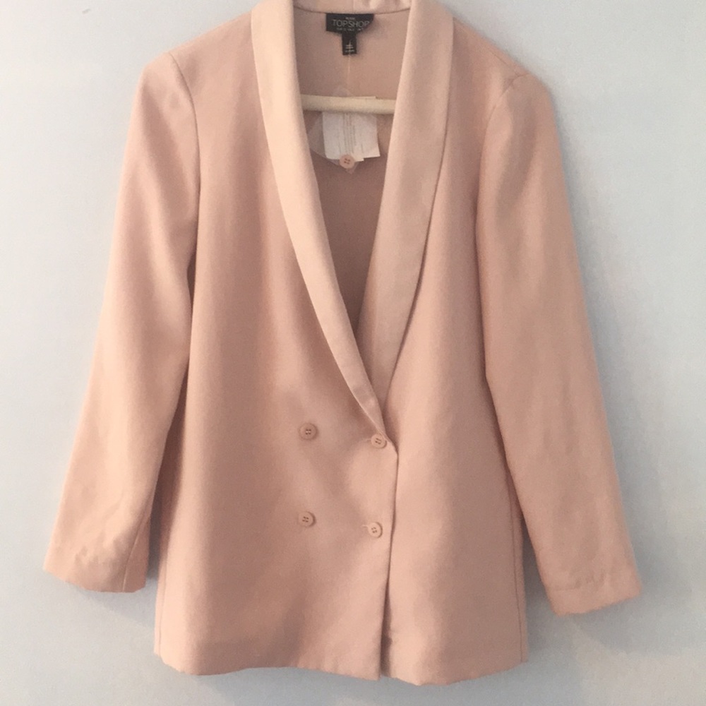Topshop Pink Blazer